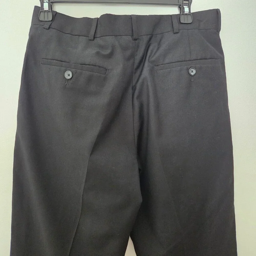 KENNETH COLE REACTION Dress Pants Black Men's Size 32W 32L